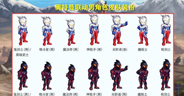 奥特曼联动DNF中各角色的属性有何特点？